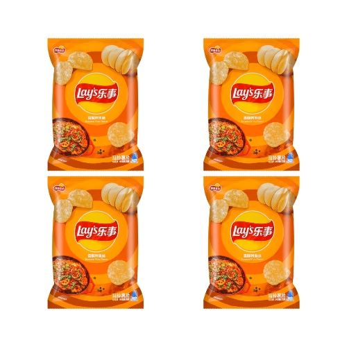 Lay's Potato Chips - Roasted Fish Flavor 4 pack