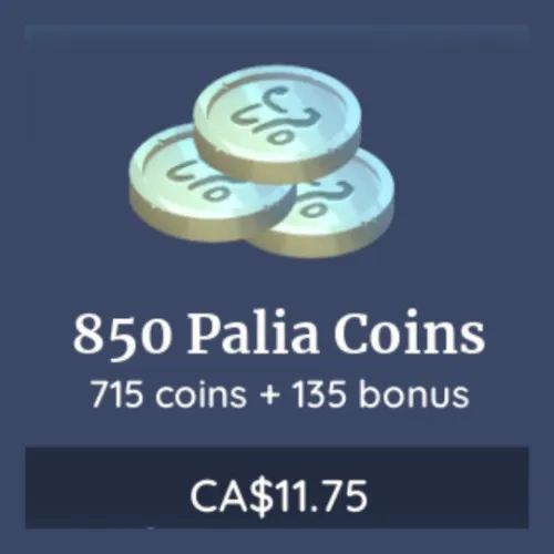 850 PALIA COINS
