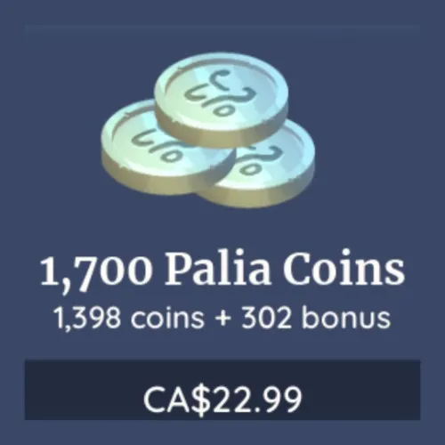 1,700 PALIA COINS