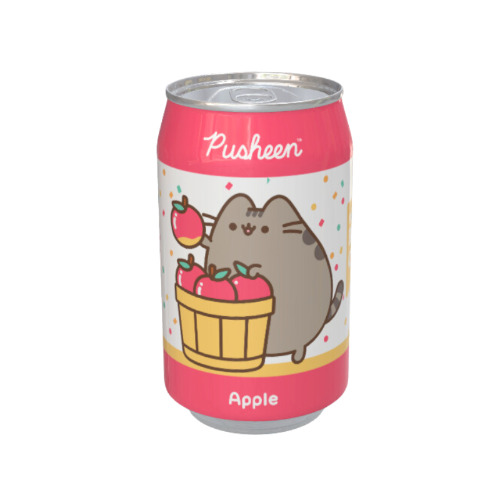Pusheen Apple Flavour Soda Can 330ml - Case of 12