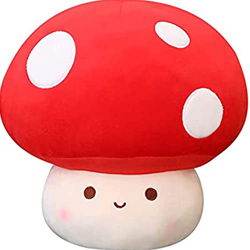 WeBingo Plush Mushroom Pillow, 12 Inch Cute Stuffed Mushroom, Plush Toy Room Decor Gift for Kids and Adults - 12 inches