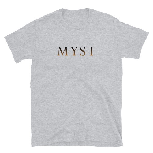 Myst Iconic Logo Shirt - Straight-Cut, Light | 2XL
