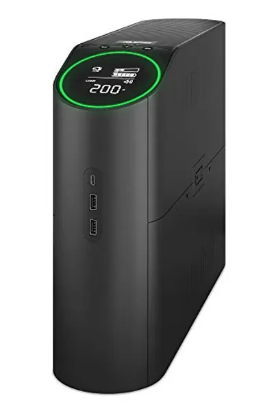 APC Back-UPS Pro Gaming UPS, 1500VA Sinewave Battery Backup with USB Charging Ports & AVR, BGM1500B-US - Midnight - 1500VA / 900W