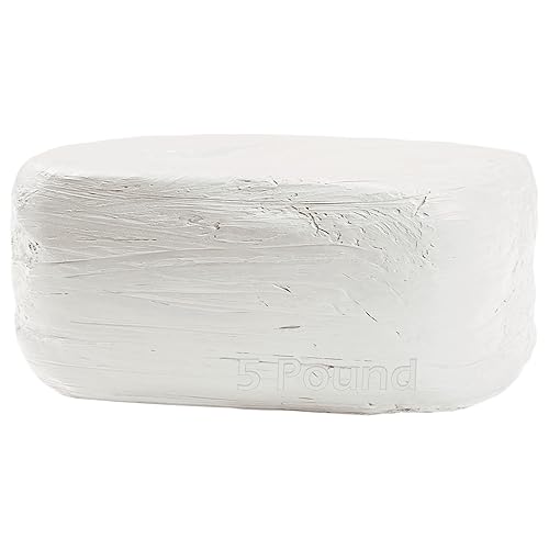 Air-Dry Clay 5lbs, for Sculpting, Wheel Throwing, Hand Building, All-Purpose Modeling Clay 5lbs for Sculpting 