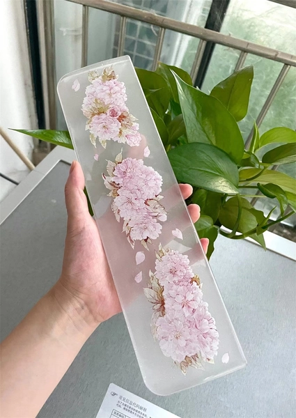 Sakura Cherry blossoms Pink Flower Resin Wrist Rest 