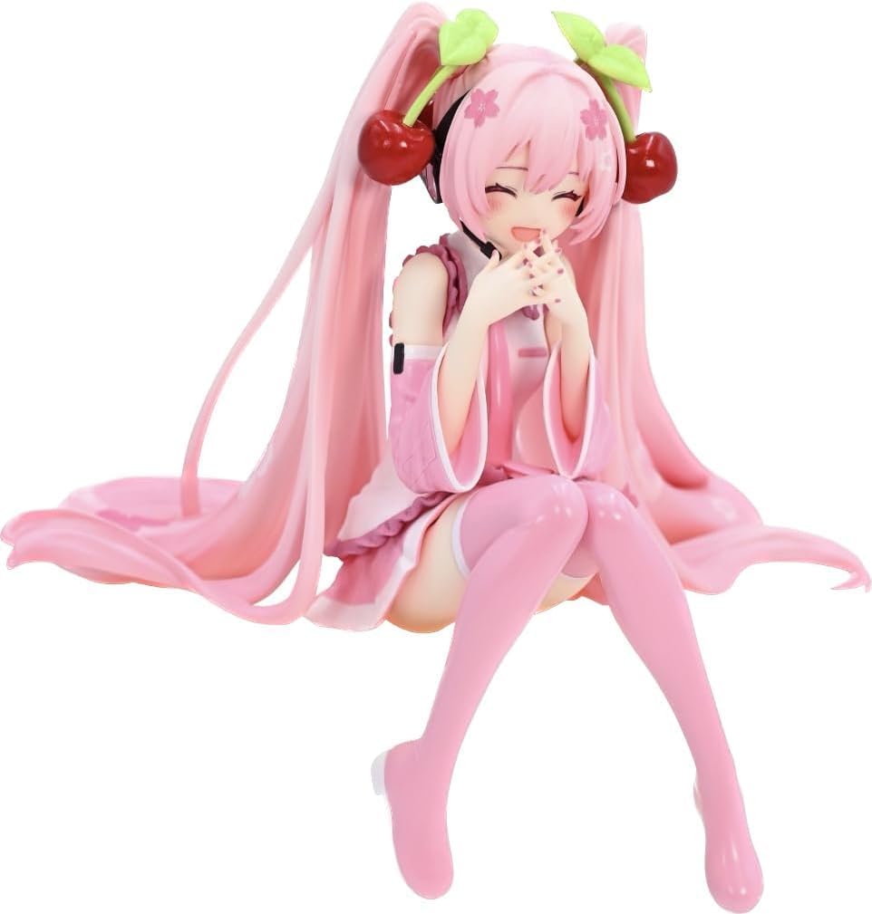 Vocaloid - Hatsune Miku - Noodle Stopper Figure - Sakura Miku 2023, Nikkori ver. (FuRyu) - Brand New