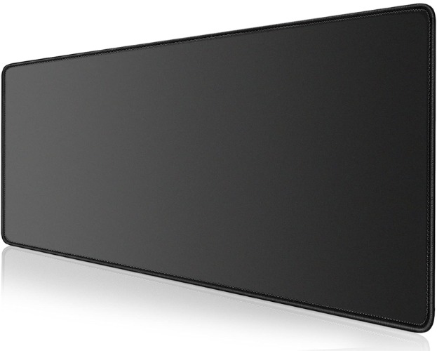 KTRIO Large Gaming Mouse Pad with Stitched Edges, Extended Mousepad with Superior Micro-Weave Cloth, Non-Slip Base, Water Resist Keyboard Pad, Desk Mat for Gamer, Office & Home, 31.5 x 11.8 in, Black - X-Large (31.5" x 11.8") Black Stealth