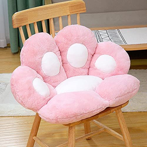 Cat Paw Shape Plush Seat Cushions Chair Cushions Office Cushion