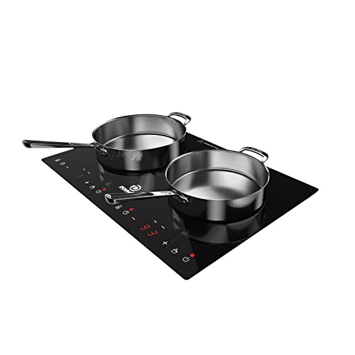 Doumigo Induction Cooktop, 120V 2 Burners Electric Stove