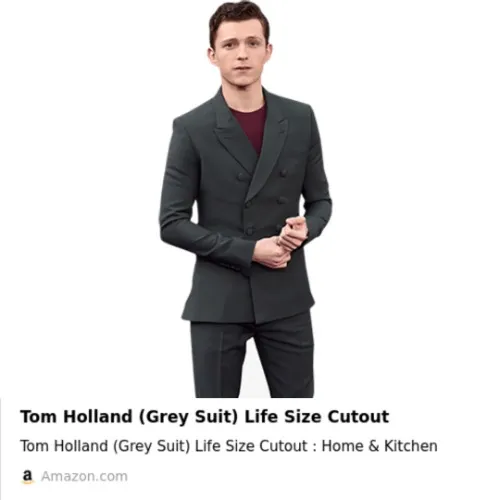 Tom Holland (Grey Suit) Life Size Cutout - 