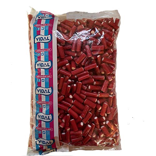 Vidal Mini Strawberry Pencils 3 Kg - Strawberry - 3 kg (Pack of 1)