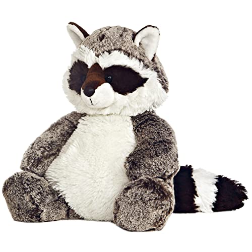 Aurora® Snuggly Sweet & Softer™ Rocky Raccoon™ Stuffed Animal - Comforting Companion - Imaginative Play - Gray 11.5 Inches - rocky - 12 inches