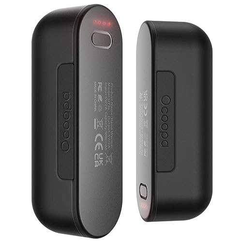 OCOOPA Hand Warmers Rechargeable 2 Pack, Magnetic Electric Handwarmer, 4 Levels Heat Up to 136℉, USB-C Portable Charger 10000mAh, Raynauds, Golf, Tech Gifts for Men, UT2s(MagTwins) - Black