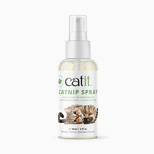 Catit Liquid Catnip Spray, 3-Ounce (Packaging May Vary) - Catnip Spray - 90 ml (Pack of 1)
