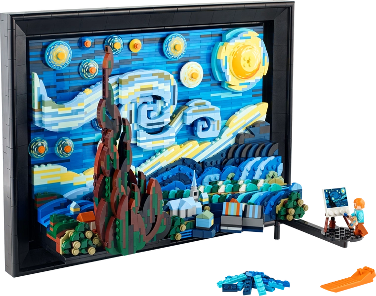 Vincent van Gogh - The Starry Night 21333 | Ideas | Buy online at the Official LEGO® Shop US 
