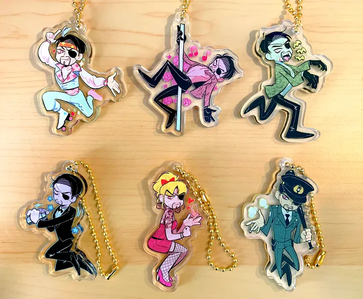 Majima everywhere charms