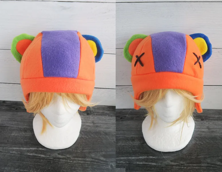 Stitches Animal Bear Cub Fleece Hat - Ready to Ship Halloween Costume