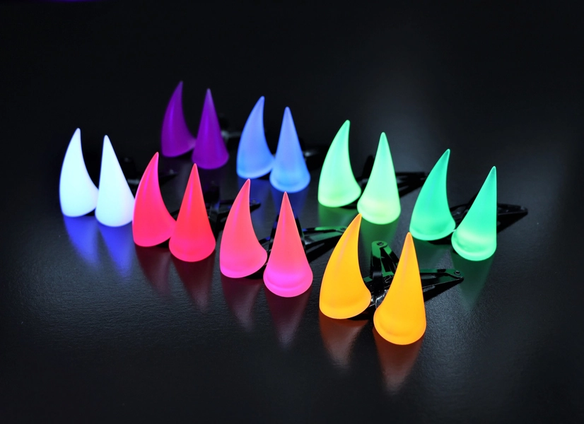 UV Reactive Demon horns