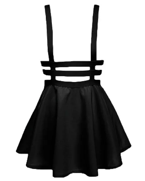 Bluetime Womens Pleated Short Braces Skirt (S-3XL)