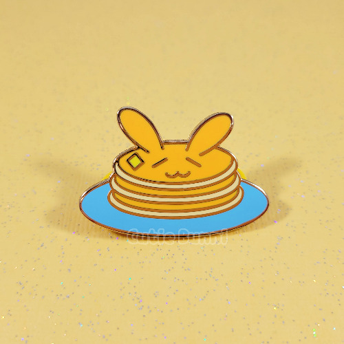 'Pancake Bun-nies' Enamel Pin