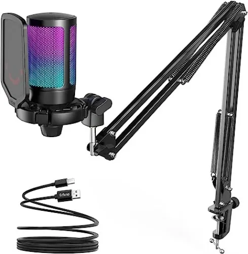 FIFINE Gaming USB Microphone Kit