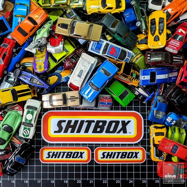 Shitbox Slap Stickers, “Matchbox Millionaire Sticker Pack”