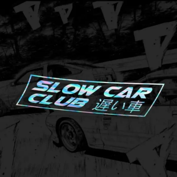 Slow Car Club JDM Sticker