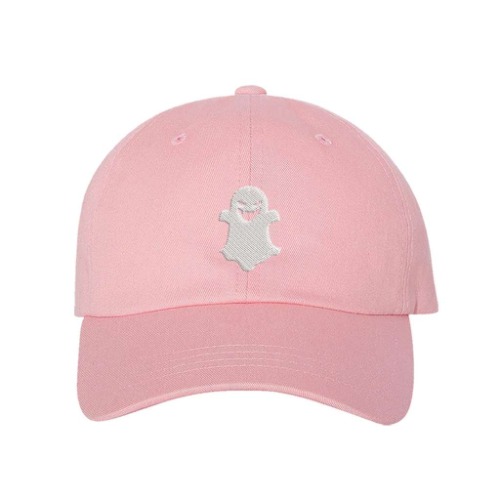 Ghost Baseball Hat | Light Pink