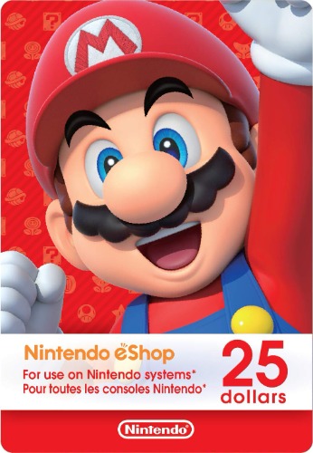 $25 Nintendo eShop Gift Card [Digital Code] - Digital Code 25 CAD
