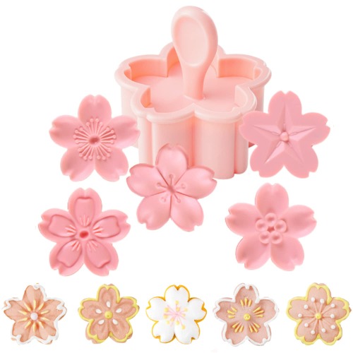 Sakura 5 Styles Cookie Press Molds