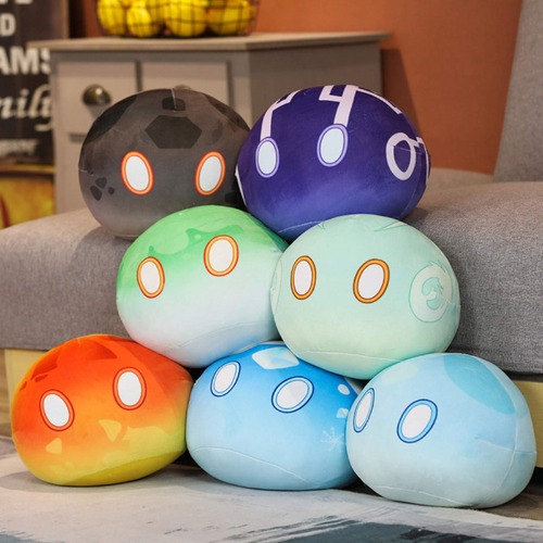 Thehei Genshin Impact Slime Plush (3.9" 7Pcs/Set) - 7pcs/classic