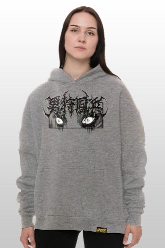 Nika The Doombringer - Oversized Hoodie - M / Grey