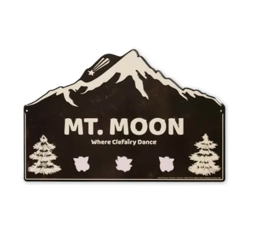 Mt. Moon Metal Sign