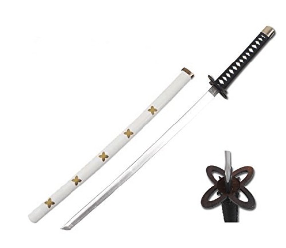 Sparkfoam Sword 39" Foam Samurai Sword Black/White Handle