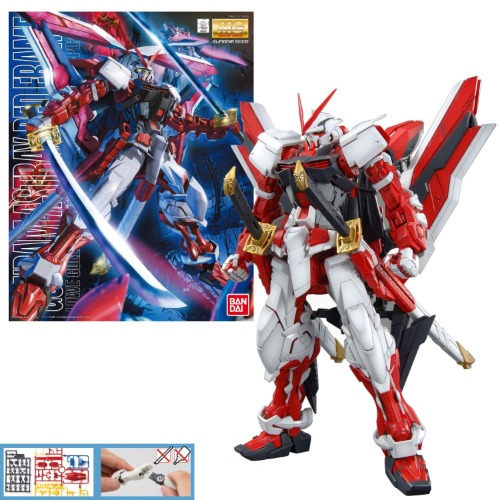 Bandai Hobby MG Gundam Kai Model Kit (1/100 Scale), Astray Red Frame - 