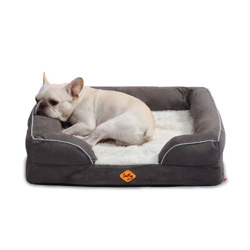 Orthopedic Dog Sofa Bed - Medium 28" x 23" x 7"