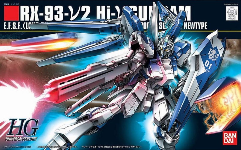 HGUC 1/144 Hi-Nu Gundam Plastic Model