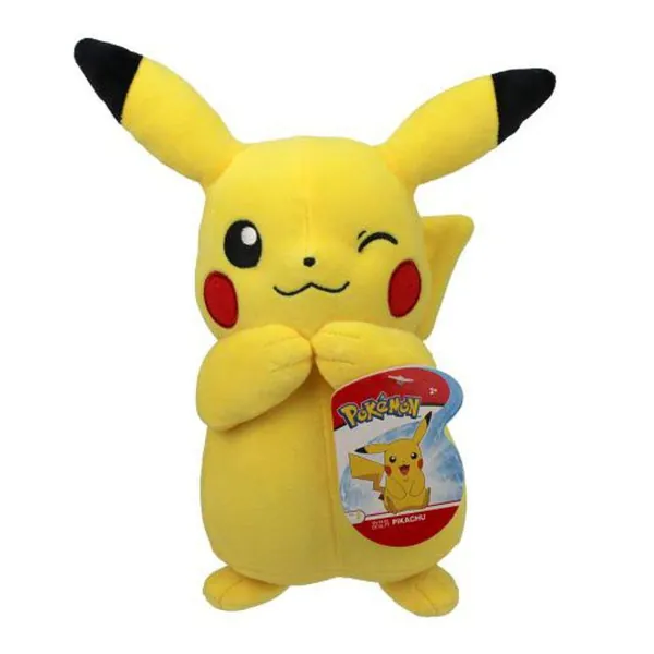 Pokemon Plush Figures | 20 cm Plush Animal | Stuffed Toy, Plush:Wink Pikachu