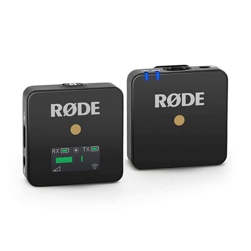 RØDE Wireless GO Ultrakompaktes drahtloses Mikrofonsystem mit integriertem Mikrofon - Schwarz - Schwarz Einzelsender Wireless Go Single