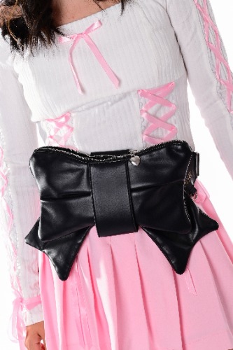 Bow Fanny Pack - Black | Default Title