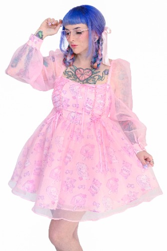 Lovestruck Kitten Party Dress | 4X