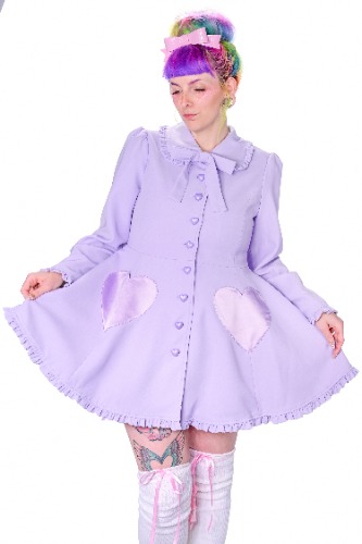 Wonderland Bunny Coat - Lavender | 5XL
