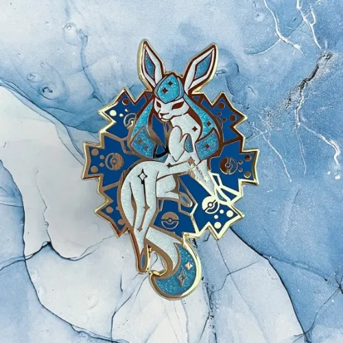 Starry Eeveelutions - 55mm enamel pins