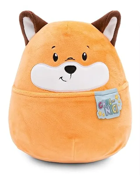 NICI Kuscheltier Chill-NICI Fuchs 20cm I Flauschiger Plüschtier Fuchs mit Schwänzchen für Mädchen, Jungen & Babys I Knuddeliges Stofftier – 49883
