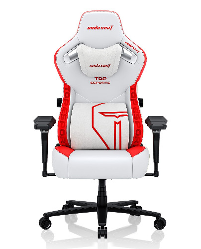 AndaSeat Top Esports Edition Gaming Chair - White & Red