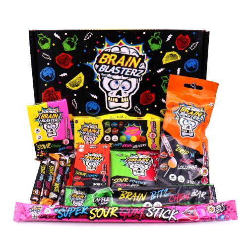 Brain Blasterz Hard Sour Candy Box