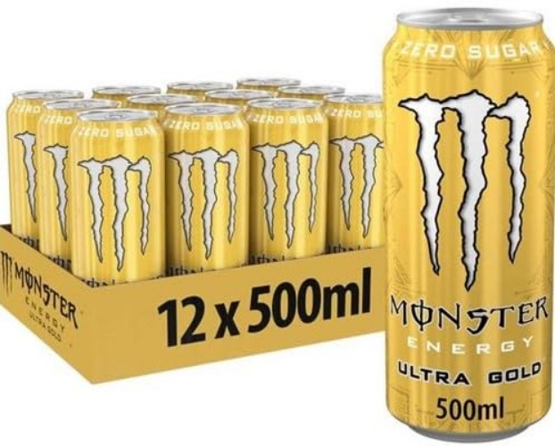 Monster Energy Ultra 12x 500ml Gold