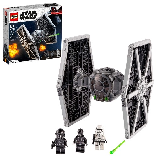 LEGO Star Wars Imperial TIE Fighter 75300 Building Toy Set for Kids, Boys, and Girls Ages 8+ (432 Pieces) - 