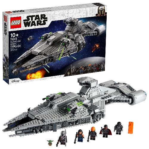 LEGO Star Wars: The Mandalorian Imperial Light Cruiser 75315 Awesome Toy Building Kit for Kids, Featuring 5 Minifigures; New 2021 (1,336 Pieces) - Frustration-Free Packaging