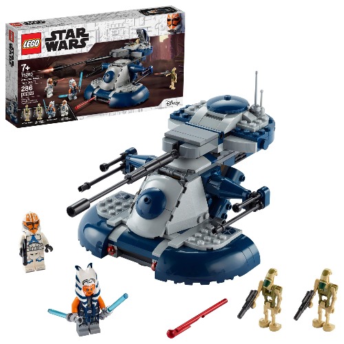 LEGO Star Wars: The Clone Wars Armored Assault Tank (AAT) 75283 Building Kit, Awesome Construction Toy for Kids with Ahsoka Tano Plus Battle Droid Action Figures (286 Pieces) - 